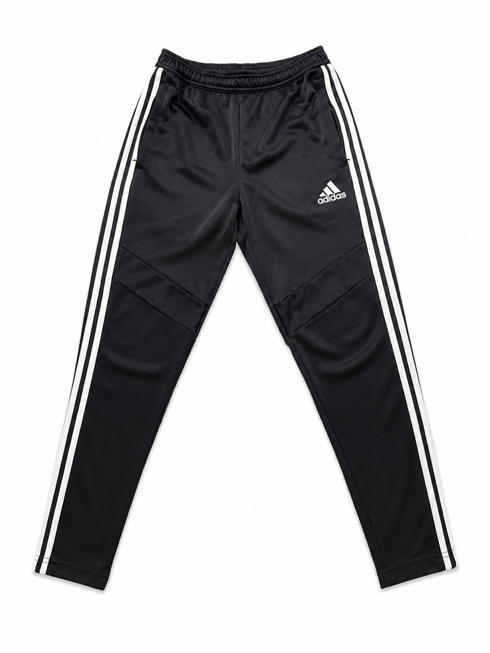 Adidas Tiro Soccer Training Pants Black White 3-Stripes Zip Ankle Men’s Small